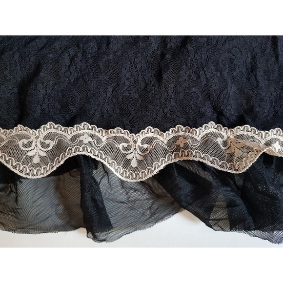 Linea Donatella Black Lace Babydoll Slip - Picture 7 of 15